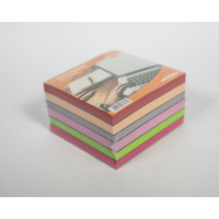 Kostka kolorowa nieklejona 85x85x50 Konfex